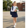 image:imageStelle Girls Tennis Skirts with Inner Shorts Pockets Golf Skirts Athletic Running Workout Pleated Skort 515YearsNavy