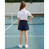 image:imageStelle Girls Tennis Skirts with Inner Shorts Pockets Golf Skirts Athletic Running Workout Pleated Skort 515YearsNavy