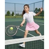 image:imageStelle Girls Tennis Skirts with Inner Shorts Pockets Golf Skirts Athletic Running Workout Pleated Skort 515YearsPink