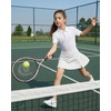 image:imageStelle Girls Tennis Skirts with Inner Shorts Pockets Golf Skirts Athletic Running Workout Pleated Skort 515YearsWhite