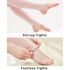 image:imageStelle Girls Women Stirrup Tights Ultra Soft Dance Tights for Ballet Gymnastics School Little KidBig KidWomen2 Pack Ballet Pinktan