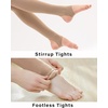 image:imageStelle Girls Women Stirrup Tights Ultra Soft Dance Tights for Ballet Gymnastics School Little KidBig KidWomen3 Pack Tan