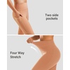 image:imageStelle High Waisted Yoga Leggings with Pockets Buttery Soft Workout Yoga Pants for Women Tummy Control Running GymBrushed Buttery Softautum Clay