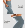 image:imageStelle High Waisted Yoga Leggings with Pockets Buttery Soft Workout Yoga Pants for Women Tummy Control Running GymBrushed Buttery Softgray Sage