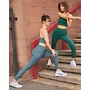 image:imageStelle High Waisted Yoga Leggings with Pockets Buttery Soft Workout Yoga Pants for Women Tummy Control Running GymBrushed Buttery Softgray Sage