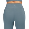 image:imageStelle High Waisted Yoga Leggings with Pockets Buttery Soft Workout Yoga Pants for Women Tummy Control Running GymBrushed Buttery Softgray Sage
