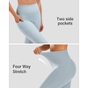 image:imageStelle High Waisted Yoga Leggings with Pockets Buttery Soft Workout Yoga Pants for Women Tummy Control Running GymBrushed Buttery Softsteel Blue