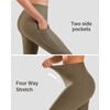 image:imageStelle High Waisted Yoga Leggings with Pockets Buttery Soft Workout Yoga Pants for Women Tummy Control Running GymBrushed Buttery Softtea Brown