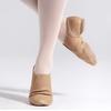 image:imageStelle Jazz Shoes for Women Men Leather Upper Slipon Dance Shoes UnisexTan