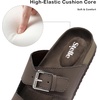 image:imageStelle Kids Sandals Boys Summer Shoes Girls Slippers Slip on Slides with Adjustable Straps for Little KidBig KidChocolate