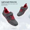 image:imageStelle Kids Sneakers Girls Tennis Shoes NonSlip Lightweight Breathable Athletic Sports Running ShoesGrey2
