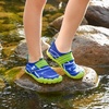 image:imageStelle Kids Water Shoes Wide Toe Box Barefoot Quick Dry NonSlip Aqua Shoes for Boys Girls Toddler Beach Swim PoolBlue
