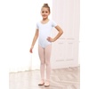 image:imageStelle Leotard for Girls Black Ballet Dance Leotard Gymnastics Outfits with Bow Back ToddlerLittleBig Kids1white