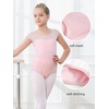image:imageStelle Leotards for Girls Ballet Dance Leotard Mesh Short Sleeve Gymnastics Outfits for ToddlerLittleBig KidsBallet Pink Mesh Cap Sleeves