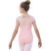 image:imageStelle Leotards for Girls Ballet Dance Leotard Mesh Short Sleeve Gymnastics Outfits for ToddlerLittleBig KidsBallet Pink Mesh Cap Sleeves