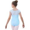 image:imageStelle Leotards for Girls Ballet Dance Leotard Mesh Short Sleeve Gymnastics Outfits for ToddlerLittleBig KidsBlue Mesh Cap Sleeves