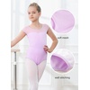 image:imageStelle Leotards for Girls Ballet Dance Leotard Mesh Short Sleeve Gymnastics Outfits for ToddlerLittleBig KidsLavender Mesh Cap Sleeves