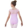 image:imageStelle Leotards for Girls Ballet Dance Leotard Mesh Short Sleeve Gymnastics Outfits for ToddlerLittleBig KidsLavender Mesh Cap Sleeves