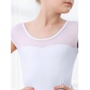 image:imageStelle Leotards for Girls Ballet Dance Leotard Mesh Short Sleeve Gymnastics Outfits for ToddlerLittleBig KidsWhite Mesh Cap Sleeves