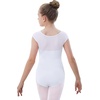 image:imageStelle Leotards for Girls Ballet Dance Leotard Mesh Short Sleeve Gymnastics Outfits for ToddlerLittleBig KidsWhite Mesh Cap Sleeves