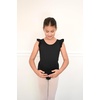 image:imageStelle Leotards for Girls Ballet Dancewear Ruffle Flutter Sleeve Leotard UnitardsBlack