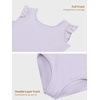 image:imageStelle Leotards for Girls Ballet Dancewear Ruffle Flutter Sleeve Leotard UnitardsLavender