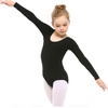 image:imageStelle Long Sleeve Ballet Leotards for Girls Dance Leotard Gymnastics Ballet Outfits ToddlerLittle KidBig KidBlack