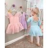 image:imageStelle Puff Sleeve Ballet Leotards for Girls with Sparkly Tutu Skirted Toddler Dance Dress Outfit01puff Sleeveballet Pink