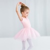 image:imageStelle Puff Sleeve Ballet Leotards for Girls with Sparkly Tutu Skirted Toddler Dance Dress Outfit02sleevelessballet Pink