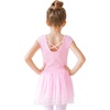 image:imageStelle Puff Sleeve Ballet Leotards for Girls with Sparkly Tutu Skirted Toddler Dance Dress Outfit02sleevelessballet Pink