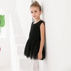 image:imageStelle Puff Sleeve Ballet Leotards for Girls with Sparkly Tutu Skirted Toddler Dance Dress Outfit02sleevelessblack