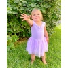 image:imageStelle Puff Sleeve Ballet Leotards for Girls with Sparkly Tutu Skirted Toddler Dance Dress Outfit02sleevelesspurple