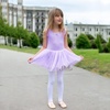image:imageStelle Puff Sleeve Ballet Leotards for Girls with Sparkly Tutu Skirted Toddler Dance Dress Outfit02sleevelesspurple