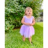image:imageStelle Puff Sleeve Ballet Leotards for Girls with Sparkly Tutu Skirted Toddler Dance Dress Outfit02sleevelesspurple