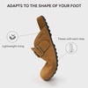 image:imageStelle Suede Clogs for Women Men Potato Shoes with Arch Support Leather Cork Footbed Mules Slip on Home SlippersCaramelleather
