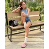 image:imageStelle Suede Clogs for Women Men Potato Shoes with Arch Support Leather Cork Footbed Mules Slip on Home SlippersRose Clay