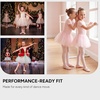 image:imageStelle Toddler Ballet Shoes PU Leather Upper Drawstring  Ballerina Dance Slippers Soft Lining Full Sole Support Elastic Straps Flexible Movement Ballet Training RecitalsBallet Pink