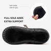 image:imageStelle Toddler Ballet Shoes PU Leather Upper Drawstring  Ballerina Dance Slippers Soft Lining Full Sole Support Elastic Straps Flexible Movement Ballet Training RecitalsBlack