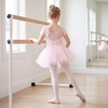 image:imageStelle Toddler Ballet Shoes PU Leather Upper Drawstring  Ballerina Dance Slippers Soft Lining Full Sole Support Elastic Straps Flexible Movement Ballet Training RecitalsBallet Pink