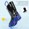 image:imageStelle Toddler Rain Boots for Girls  Waterproof Flexible cozy Lightweight EasyOn Heart Handles NonSlip sole Rain puddle play everyday wear Toddler to big kidsBlack
