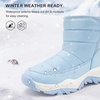 image:imageStelle Toddler Snow Boots Boys Girls Winter Cold Weather Waterproof Non Slip Warm Shoes for Little KidsIcy Blue