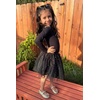 image:imageStelle Tutu for Girls Sequin Skirt with Elastic Waist Layered Tulle Ballet Dance Princess Dress Birthday OutfitBlack