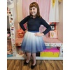 image:imageStelle Tutu for Girls Sequin Skirt with Elastic Waist Layered Tulle Ballet Dance Princess Dress Birthday OutfitBlue Ombre