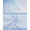 image:imageStelle Tutu for Girls Sequin Skirt with Elastic Waist Layered Tulle Ballet Dance Princess Dress Birthday OutfitIcy Blue