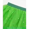 image:imageStelle Tutu for Girls Sequin Skirt with Elastic Waist Layered Tulle Ballet Dance Princess Dress Birthday OutfitVibrant Green