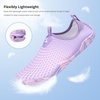 image:imageStelle Water Shoes for Women Men Barefoot Quick Dry Aqua Socks for Swim Beach River Pool Surf Yoga ShowerLilac