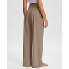 image:imageStelle Wide Leg Yoga Pants for Women High Waisted Super Comfy Buttery Soft Lounge Pants with Pockets 262830 InseamMocha