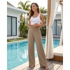 image:imageStelle Wide Leg Yoga Pants for Women High Waisted Super Comfy Buttery Soft Lounge Pants with Pockets 262830 InseamMocha