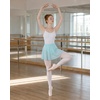 image:imageStelle Women Ballet Skirt Chiffon Wrap Skirt Pull On Adult Dance Skirt Elastic Mesh Sheer Ballerina Outfit DancewearLight Blue