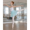 image:imageStelle Women Ballet Skirt Chiffon Wrap Skirt Pull On Adult Dance Skirt Elastic Mesh Sheer Ballerina Outfit DancewearLight Blue